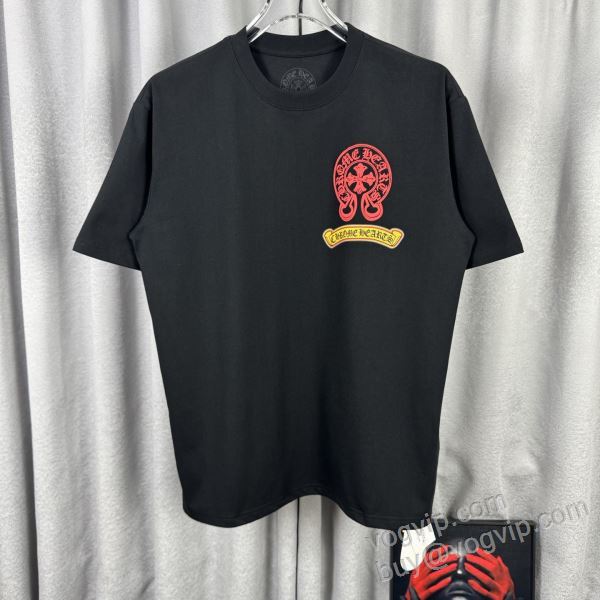 クロムハーツ ブランドコピー 2026高級品 通販 NXZCHR147 半袖Tシャツ 2色可選 海外限定ライン