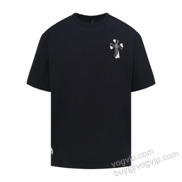2026品質保証定番人気 クロムハーツ ブランドコピー 注目のアイテム NXZCHR159 半袖Tシャツ 2色可選