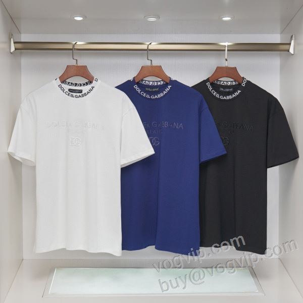 最安値に挑戦 ドルチェ＆ガッバーナ ブランドコピー 2026最安値高品質 NXZDG001 半袖Tシャツ 3色可選