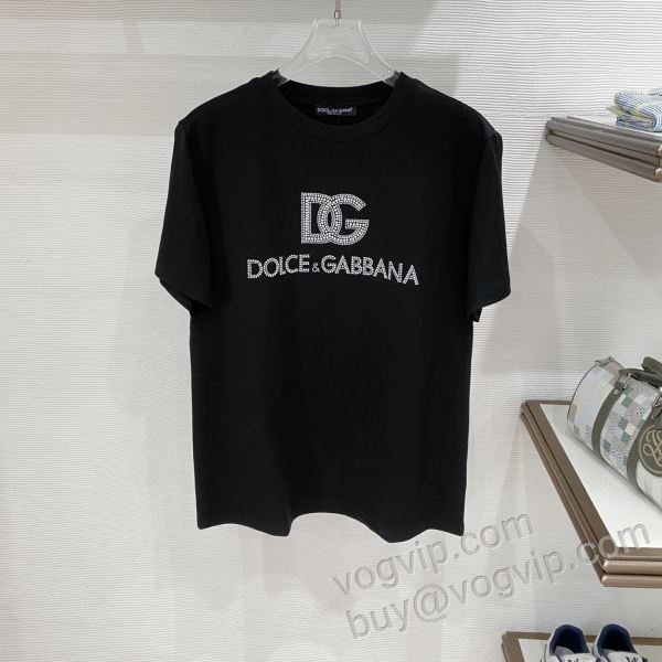 半袖Tシャツ ドルチェ＆ガッバーナ コピー ブランド 2026最安値高品質 NXZDG004 2色可選 魅力ファッション