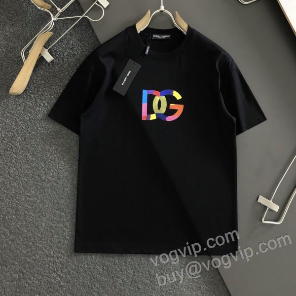 2026新作入荷人気 ドルチェ＆ガッバーナ スーパーコピー 激安 NXZDG006 半袖Tシャツ 2色可選 個性的