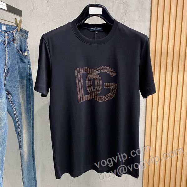半袖Tシャツ ドルチェ＆ガッバーナ 偽物ブランド 2026新作入荷人気 NXZDG008 3色可選 高品質 人気