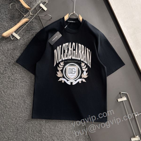 ドルチェ＆ガッバーナ スーパーコピー 2026新商品！ NXZDG009 半袖Tシャツ 2色可選 高級感ある