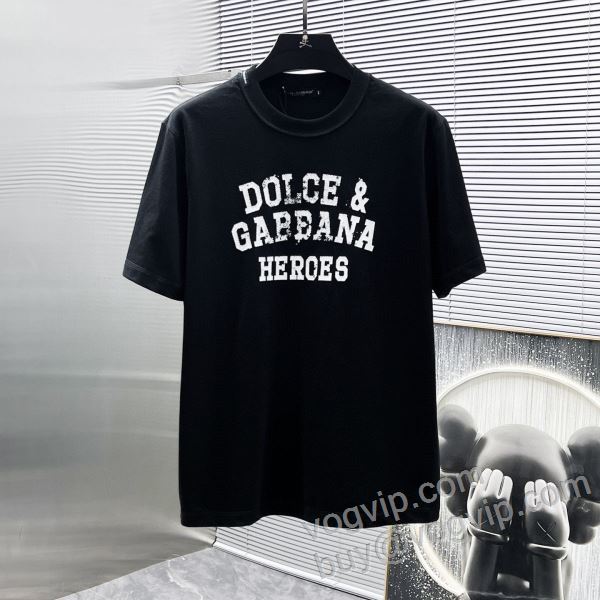 個性的なデザ ドルチェ＆ガッバーナ ブランドコピー NXZDG011 半袖Tシャツ 2色可選 2026新商品！