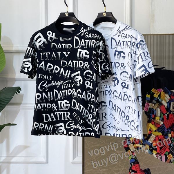 2026春夏季超人気 ドルチェ＆ガッバーナ Dolce&Gabbanaスーパーコピー 人気新品★超特価★ NXZDG013 半袖Tシャツ 2色可選