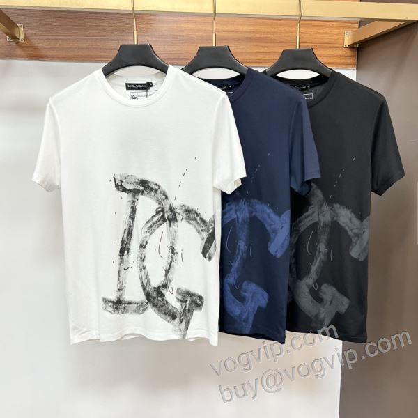 2026爆買い格安 ドルチェ＆ガッバーナ Dolce&Gabbanaブランドスーパーコピー 極上の着心地 NXZDG021 半袖Tシャツ 3色可選