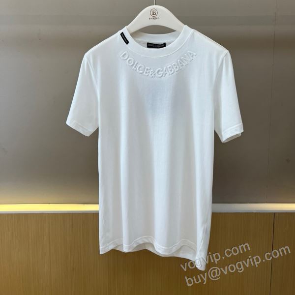 ドルチェ＆ガッバーナ ブランドコピー 2026年モデル入荷 NXZDG022 半袖Tシャツ 2色可選 希少価値大！