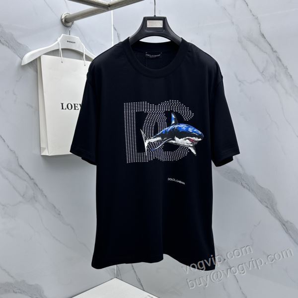 2026春夏季超人気 ドルチェ＆ガッバーナ スーパーコピー 激安 NXZDG027 半袖Tシャツ 2色可選 人気商品登場