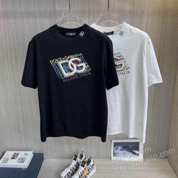 人気新品★超特価★ ドルチェ＆ガッバーナ コピーブランド NXZDG028 半袖Tシャツ 2色可選 2026春夏季超人気