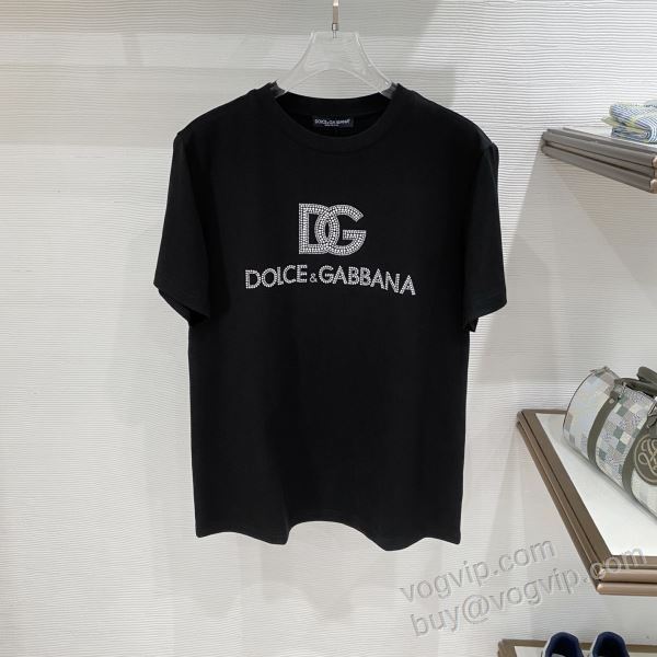 ドルチェ＆ガッバーナ 2026爆買い大人気 Dolce&Gabbanaスーパーコピー 激安 NXZDG038 半袖Tシャツ 2色可選 上品な輝きを放つ形