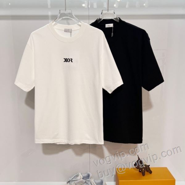 半袖Tシャツ ディオール 偽物ブランド 2026春夏季超人気 NXZDIOR008 2色可選 大人気アイテム！入手困難