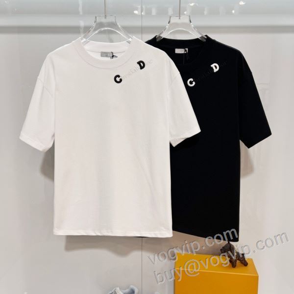 シックスタイルに活躍 ディオール スーパーコピー 2026春夏 NXZDIOR009 半袖Tシャツ 2色可選