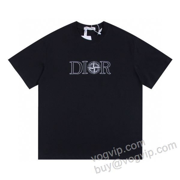 半袖Tシャツ ディオール ブランドコピー 2026春夏に最も需要のある NXZDIOR011 2色可選