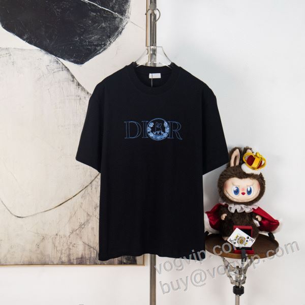 半袖Tシャツ ディオール DIORブランド 偽物 通販 2026HOT品質保証 NXZDIOR016 3色可選 セレブ愛用の超人気商品