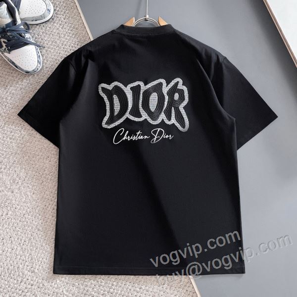 半袖Tシャツ ディオール スーパーコピー 激安 2026爆買い格安 NXZDIOR028 2色可選 人目を惹くデザイン