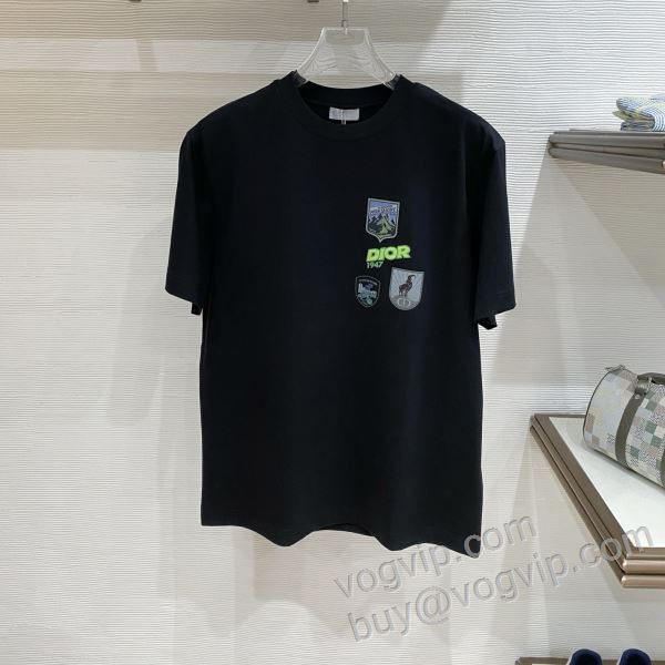 半袖Tシャツ ディオール DIORコピーブランド 2026高級品 通販 NXZDIOR040 2色可選 圧倒的な高級感