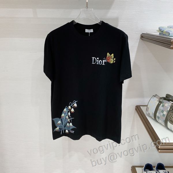韓国の人気 ディオール ブランドコピー 2026品質保証定番 NXZDIOR045 半袖Tシャツ 2色可選