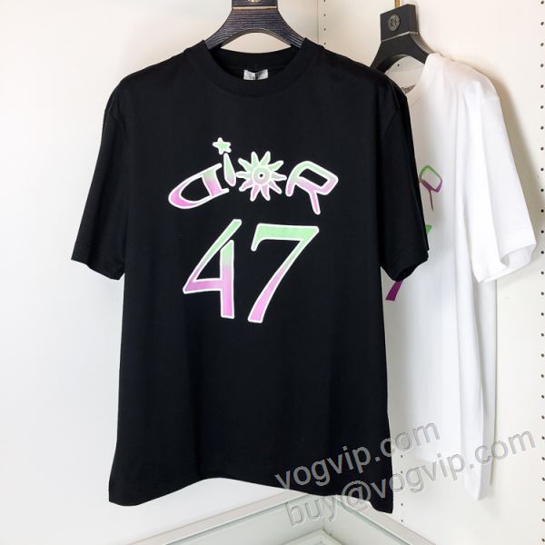 2026数量限定新品 ディオール ブランドスーパーコピー NXZDIOR054 半袖Tシャツ 2色可選 人気販売中