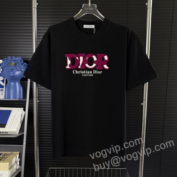 ディオール ブランドコピー NXZDIOR055 先行販売 半袖Tシャツ 2色可選 2026数量限定新品