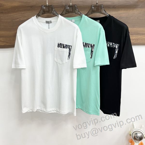 2026最安値本物保証 ディオール DIORブランドコピー NXZDIOR066 半袖Tシャツ 3色可選 上品上質