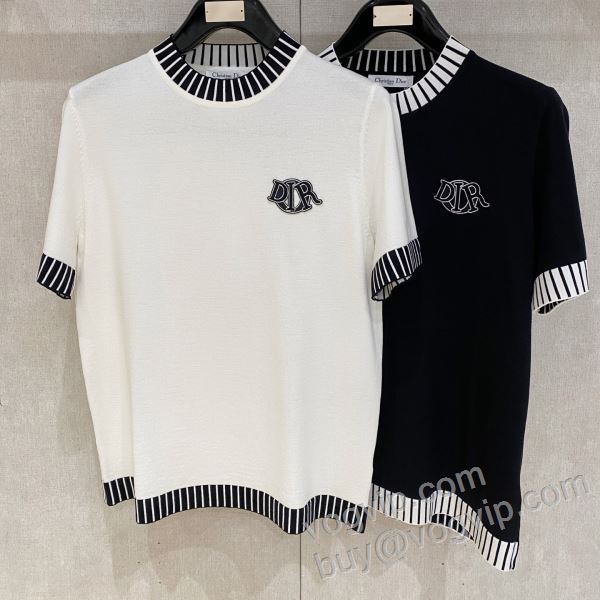 人気ブランド ディオール コピー 2026最安値新作 NXZDIOR069 半袖Tシャツ 2色可選