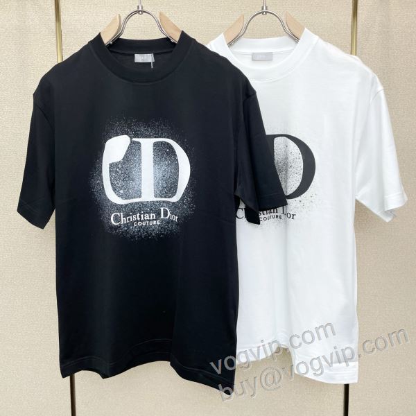 今買い◎得 ディオール ブランド 偽物 通販 NXZDIOR071 半袖Tシャツ 2色可選 2026最安値新作