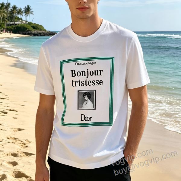 ディオール 2026最新入荷 NXZDIOR089 半袖Tシャツ セレブ愛用の超人気商品 2色可選 DIORブランド 偽物 通販