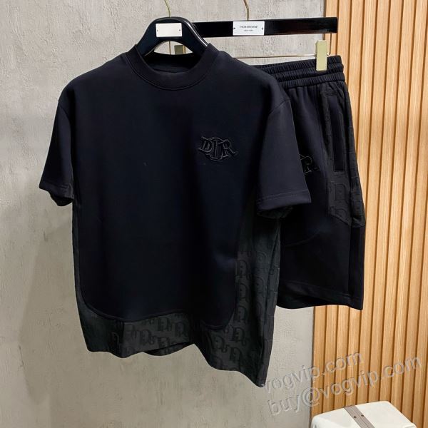 2026HOT本物保証 ディオール DIORコピーブランド NXZDIOR091 上下セット 半袖Tシャツ チノパン 狙える優秀アイテム