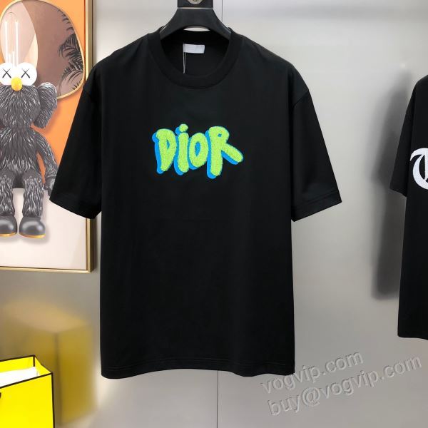2026お得大人気 ディオール DIORブランドコピー NXZDIOR095 半袖Tシャツ 2色可選 洗練を十分に演出する