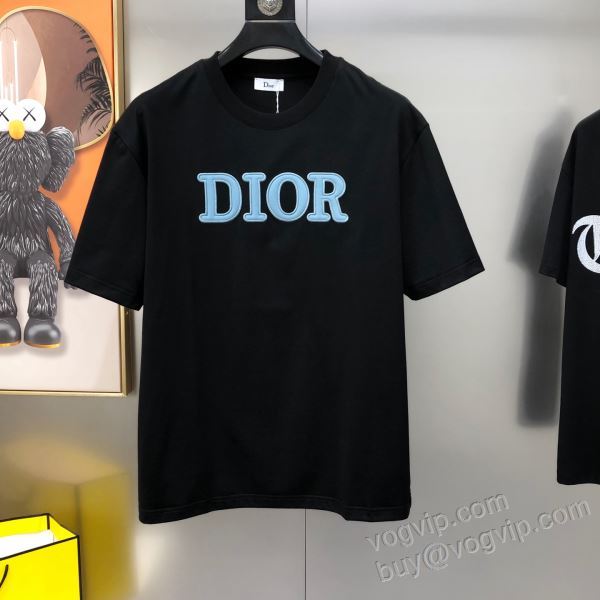 人気雑誌掲載 ディオール コピー 2026お買い得高品質 NXZDIOR098 半袖Tシャツ 2色可選