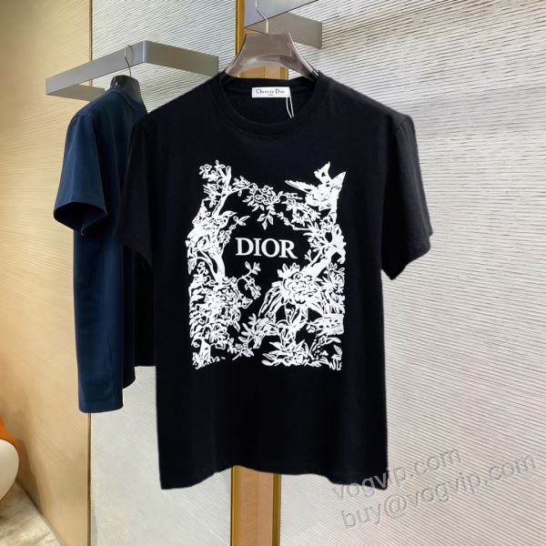 ディオール ブランドコピー 2026超激得限定セール NXZDIOR106 半袖Tシャツ 2色可選 目玉商品