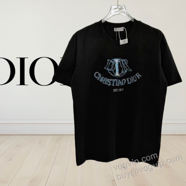 2026激安大特価本物保証 ディオール スーパーコピー NXZDIOR119 半袖Tシャツ 2色可選 大人キレイに仕立てる