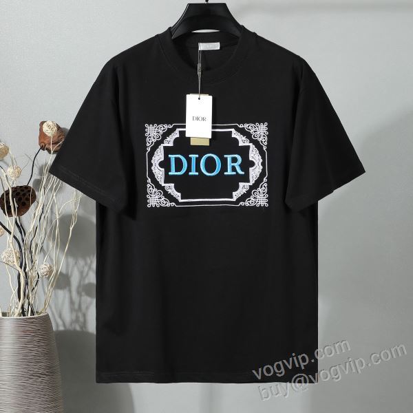 2026驚きの破格値人気 ディオール スーパーコピー 激安 NXZDIOR123 半袖Tシャツ 2色可選 今からの季節にピッタリ！