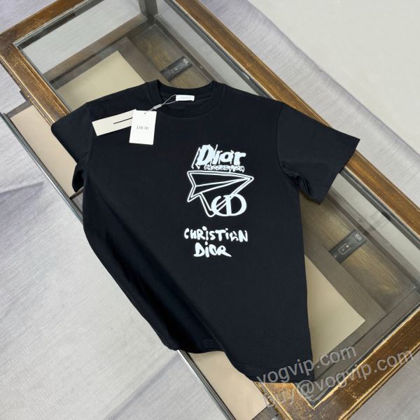 半袖Tシャツ ディオール 偽物ブランド 2026驚きの破格値人気 NXZDIOR125 2色可選 雑誌掲載アイテム