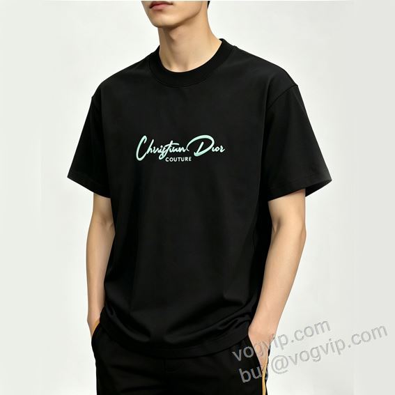 最安値！ ディオール ブランドコピー NXZDIOR128 半袖Tシャツ 2色可選 2026品質保証高品質