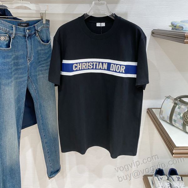 ディオール 2026人気定番新品 NXZDIOR133 半袖Tシャツ 2色可選 ◆モデル愛用◆ DIORブランド 偽物 通販