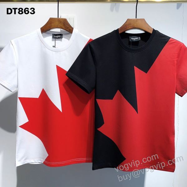 半袖Tシャツ 大人の個性を。 ディースクエアード コピー ブランド 2026新商品！ NXZDS004 2色可選