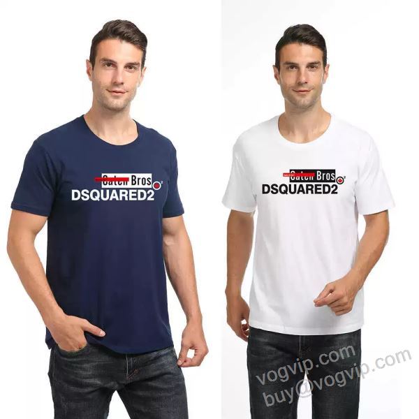 大人気再登場 ディースクエアード 偽物ブランド NXZDS008 半袖Tシャツ 4色可選 2026最安値高品質
