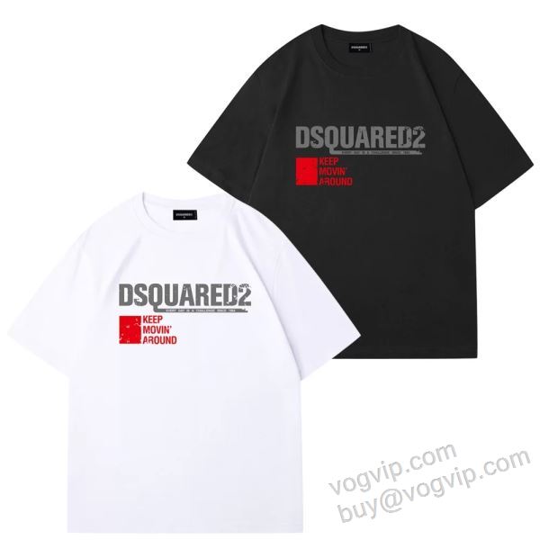 ディースクエアード 2026年モデル入荷 NXZDS012 半袖Tシャツ 3色可選 DSQUARED2ブランドコピー 高評価の人気品