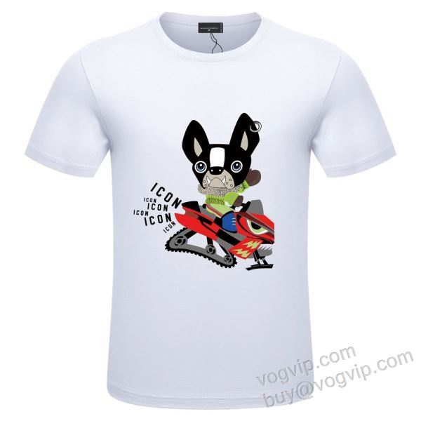 主役になる存在感 ディースクエアード DSQUARED2偽物ブランド NXZDS019 半袖Tシャツ 5色可選 2026お得100%新品