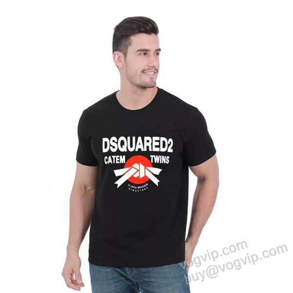 半袖Tシャツ ディースクエアード スーパーコピー 激安 2026割引セール NXZDS028 2色可選 今からの季節にピッタリ！