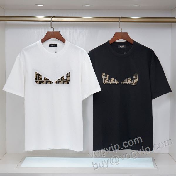 2026最安値新作登場 フェンディ スーパーコピー NXZFEN002 人気激売れ 半袖Tシャツ 2色可選