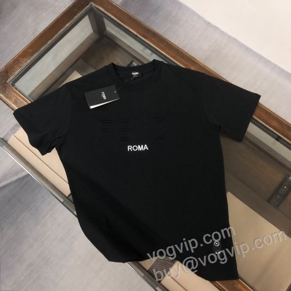 2026人気定番品質保証 フェンディ FENDIブランドコピー NXZFEN022 半袖Tシャツ 2色可選 大人のおしゃれに