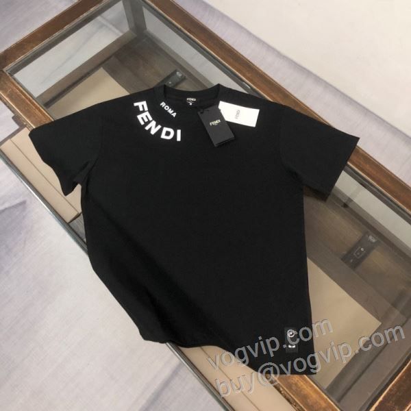 ◆モデル愛用◆ フェンディ コピー 2026人気セール新作 NXZFEN025 半袖Tシャツ 2色可選