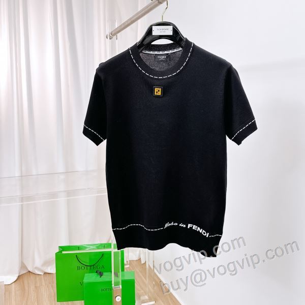 半袖Tシャツ フェンディ FENDIコピーブランド 2026驚きの破格値新品 NXZFEN040 3色可選 高級感ある