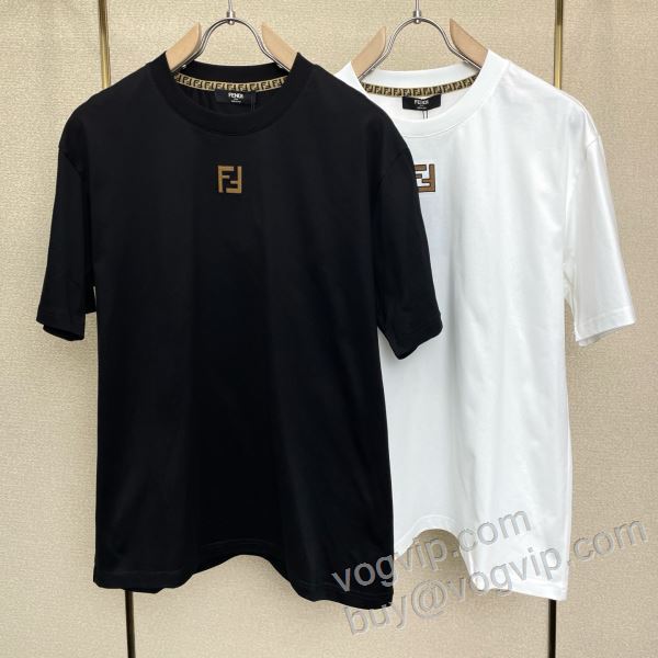 2026割引セール フェンディ FENDIスーパーコピー ファション性の高い NXZFEN042 半袖Tシャツ 2色可選