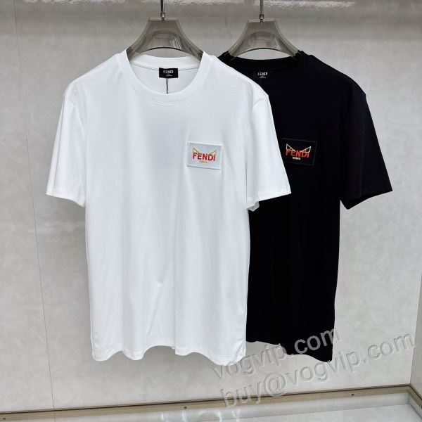 半袖Tシャツ フェンディ スーパーコピー 2026爆買い品質保証 NXZFEN056 2色可選 ポップ