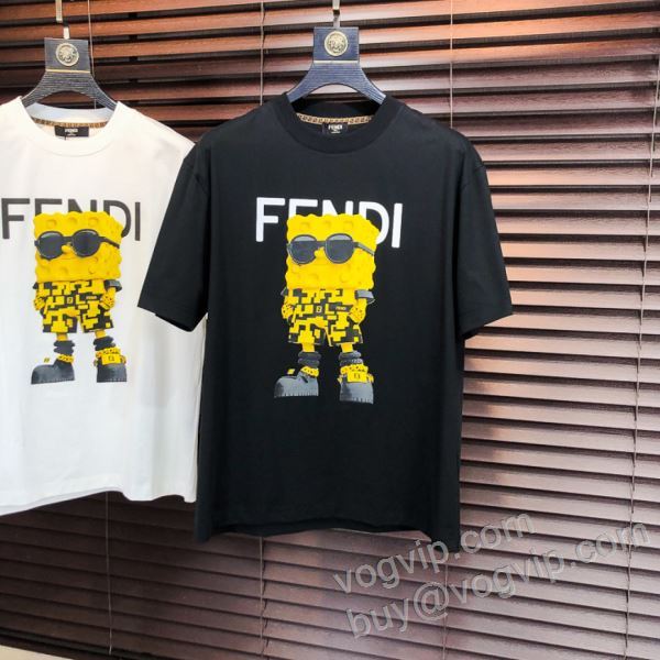 2026お買い得豊富な フェンディ コピー ブランド コスパ最高のプライス NXZFEN058 半袖Tシャツ 2色可選