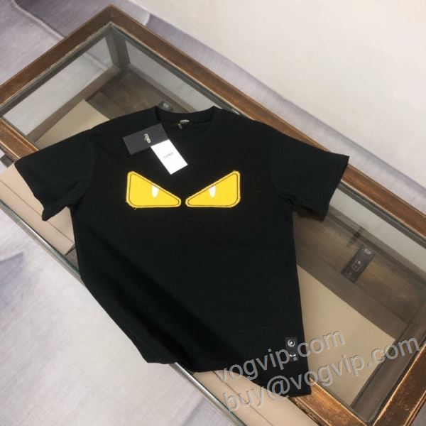 ショートパンツ 確定となる上品 フェンディ スーパーコピー NXZFEN063 半袖Tシャツ 3色可選 2026お得100%新品