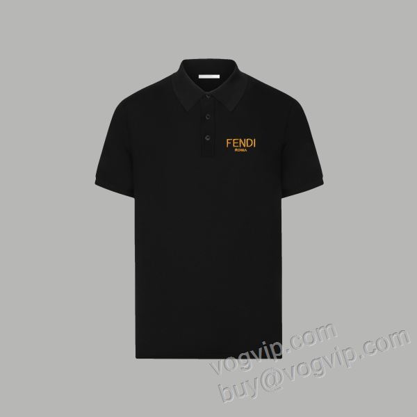 もっとも高い人気を誇る 半袖ポロシャツ フェンディ FENDIコピー 2026春夏季超人気 NXZFEN068 2色可選